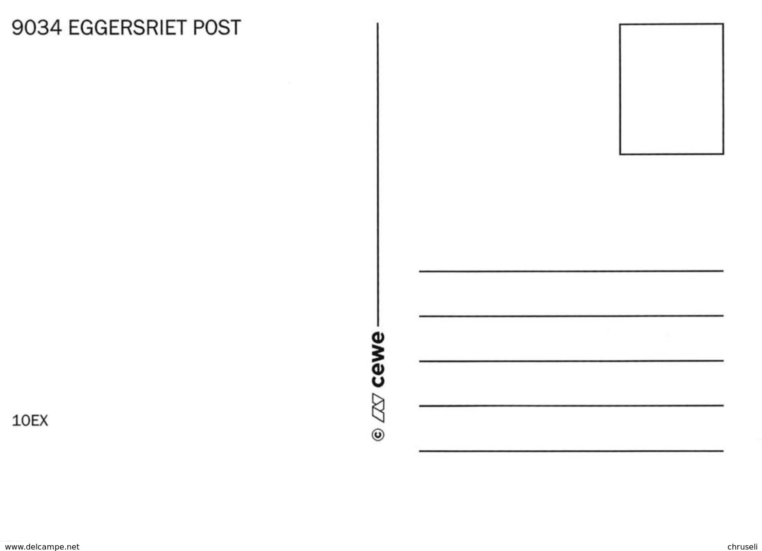 Eggersriet  4 Bild  Postauto Limitierte Auflage! - Eggersriet