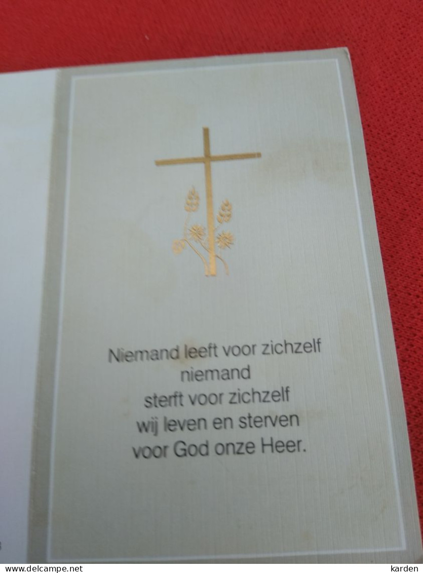 Doodsprentje Suzanne De Meirsman / Zele 3/5/1909 Gent 24/2/1989 ( Frans Janssens ) - Religion & Esotérisme