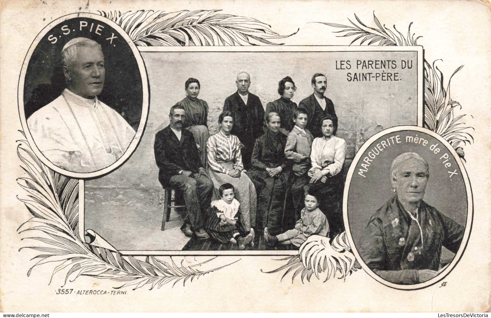 RELIGIONS & CROYANCES - Papes - S.S. Pie X - Les Parents Du Saint-Père - Carte Postale Ancienne - Pausen