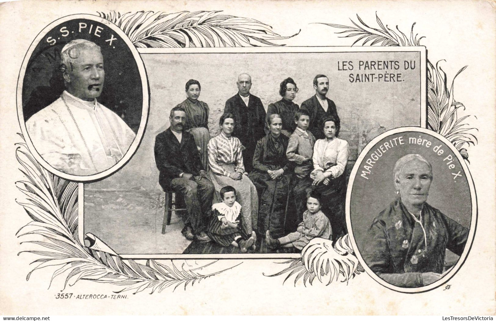 RELIGIONS & CROYANCES - Papes - S.S. Pie X - Les Parents Du Saint-Père - Carte Postale Ancienne - Papes