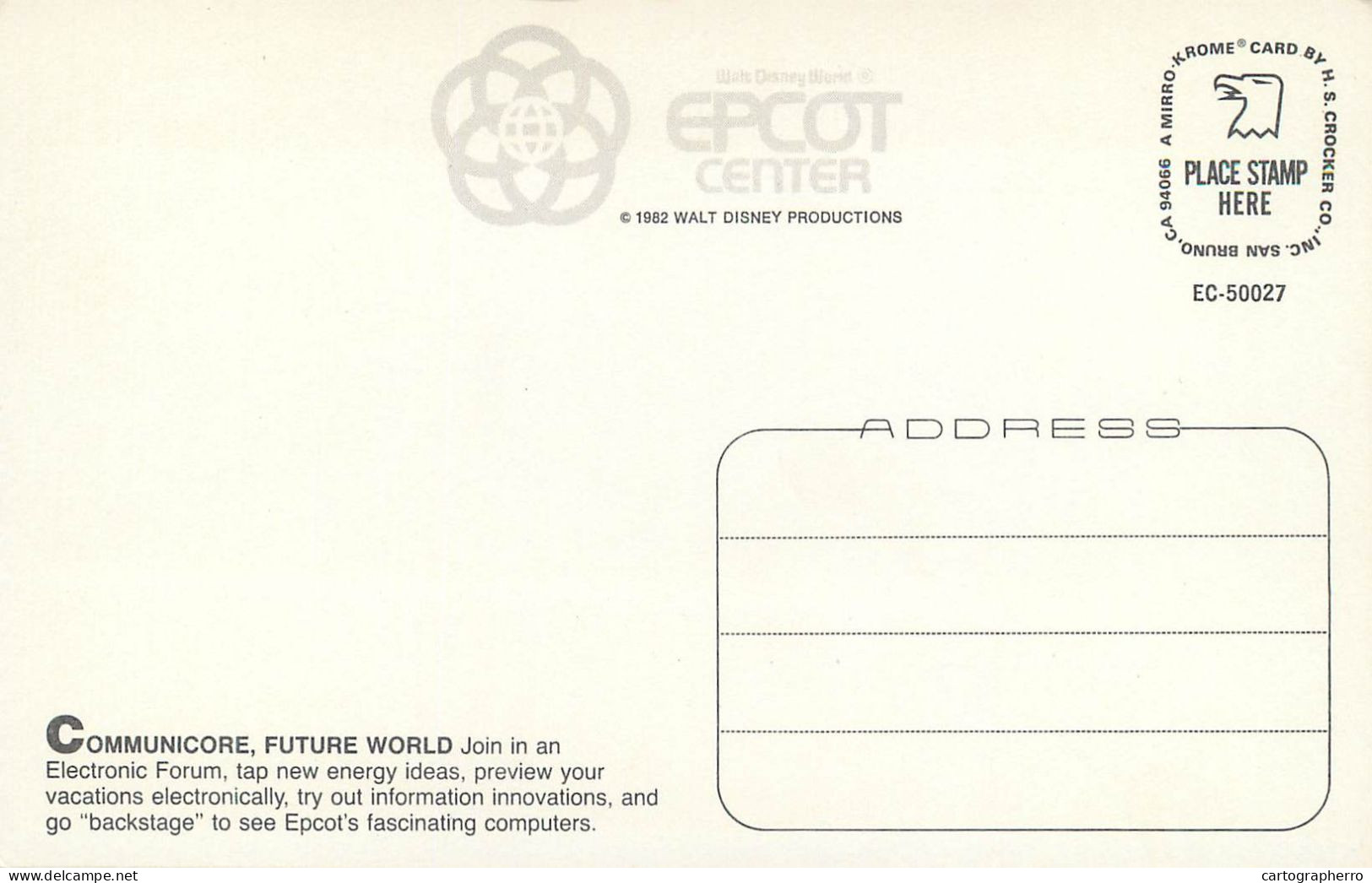 USA Bay Lake FL Disneyworld Epcot Center Communicore Future World - Disneyworld