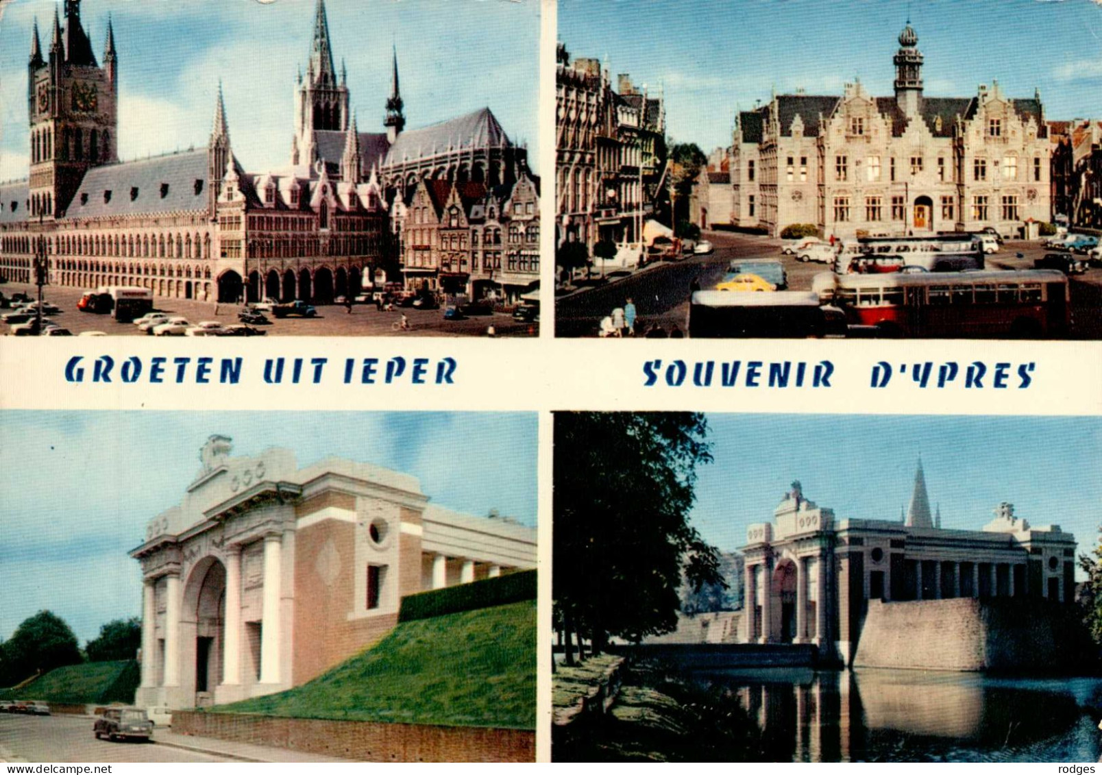 BELGIQUE , LOT de 15 cp , MATHOT, DE PANNE, BRUGES, St HUBERT,YPRESKOKSIJDE,EUPEN,MALINES,BRUXELLES,BOUILLON.. (009)