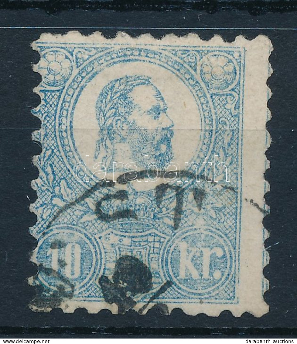 O 1871 Kőnyomat 10kr Tejkék - Other & Unclassified