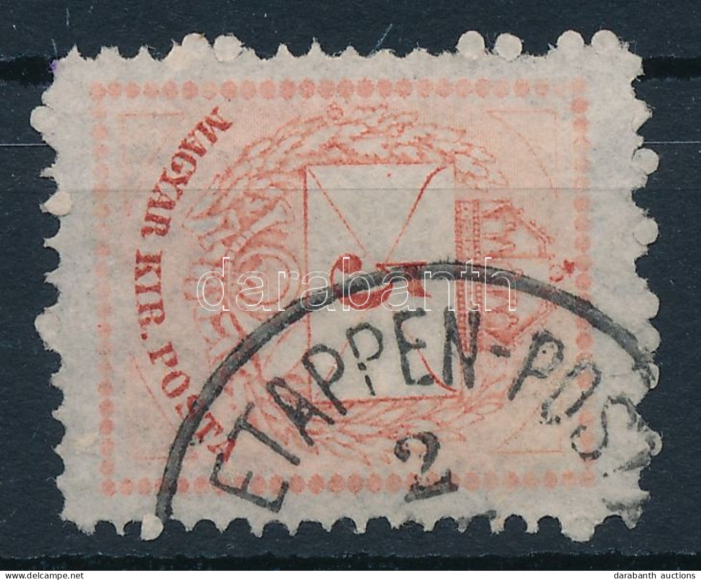 O 1879 Provizórikus Magyar Postabélyeg Használat Bosznia Hercegovinában 1874 Színes Számú 5kr (50.000) / Provisional Usa - Other & Unclassified