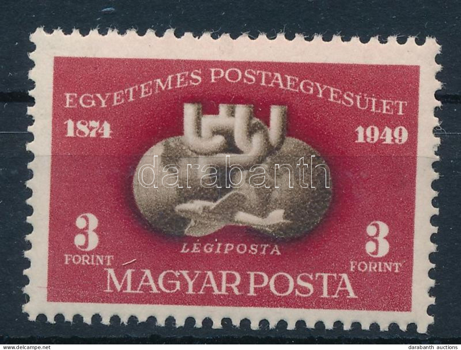 ** 1950 UPU Blokkból Kitépett Bélyeg (12.000) (ránc / Crease) - Other & Unclassified