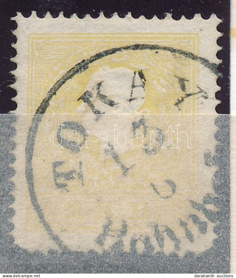 O 1858 2kr II. Típus / Type "TOKAY / Bahnhof" (Ryan 100 P) - Altri & Non Classificati