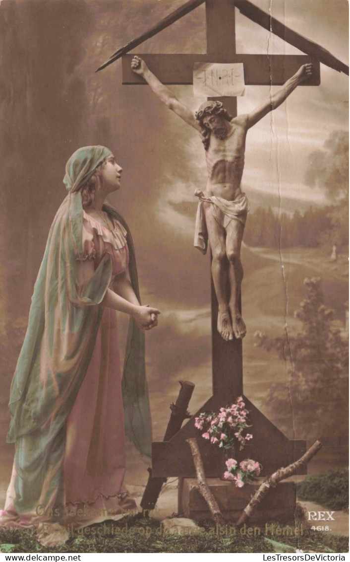 RELIGIONS & CROYANCES - Le Christ Crucifié - Carte Postale Ancienne - Jésus