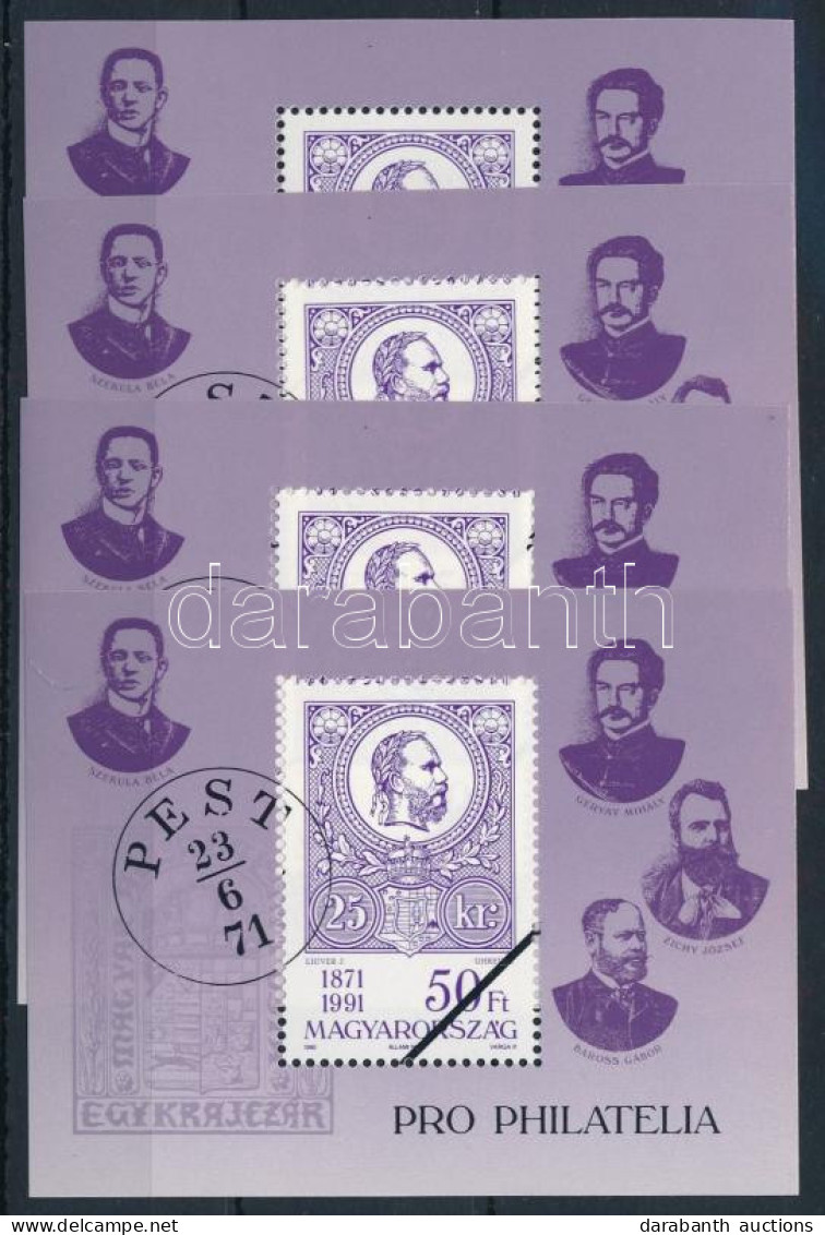 ** 1991 5 Db Pro Philatelia MINTA / SPECIMEN Blokk (12.500) - Altri & Non Classificati