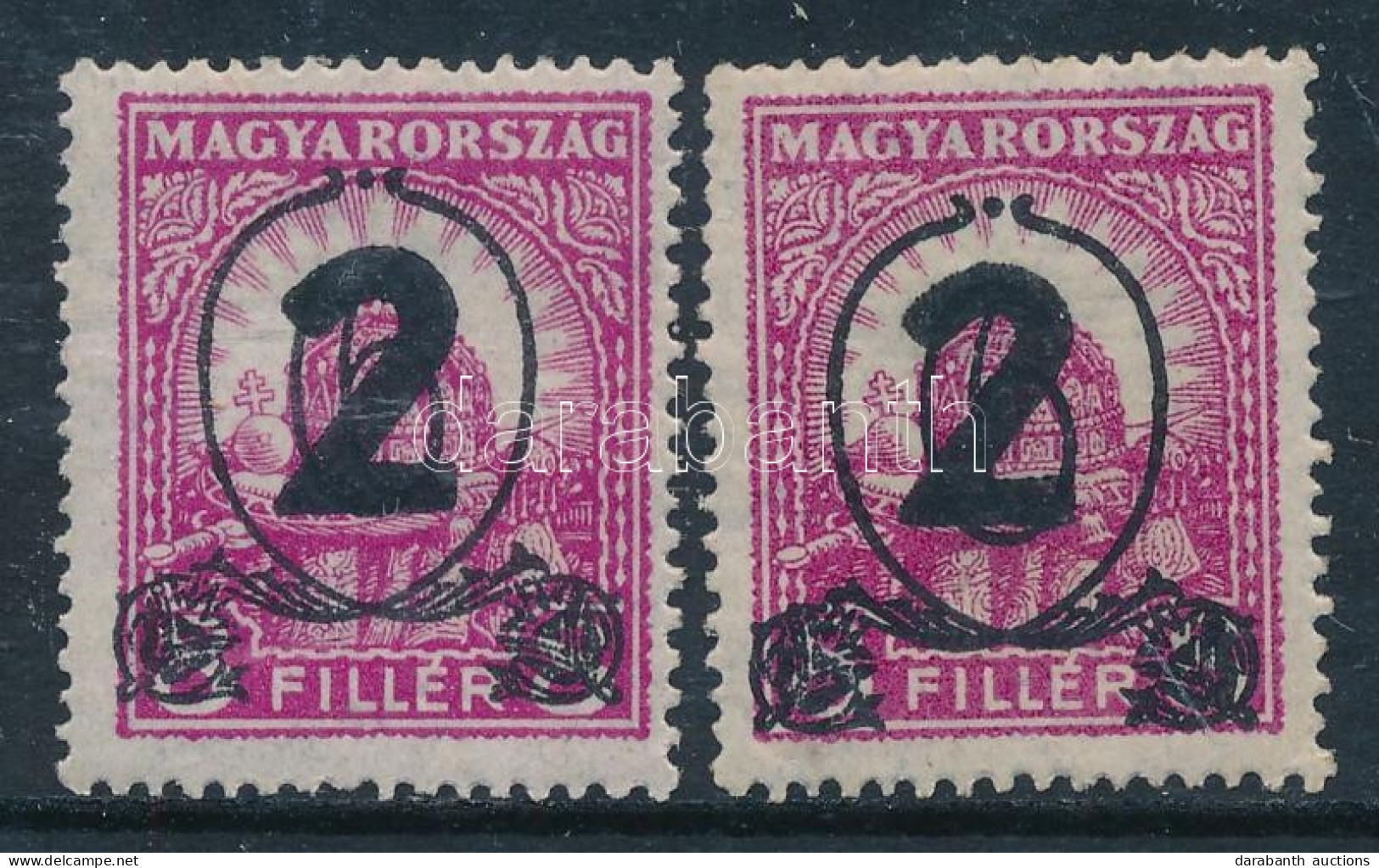 ** 1932 Kisegítő Bélyegek (II.) 2 X MBK 518 (50.000) - Sonstige & Ohne Zuordnung