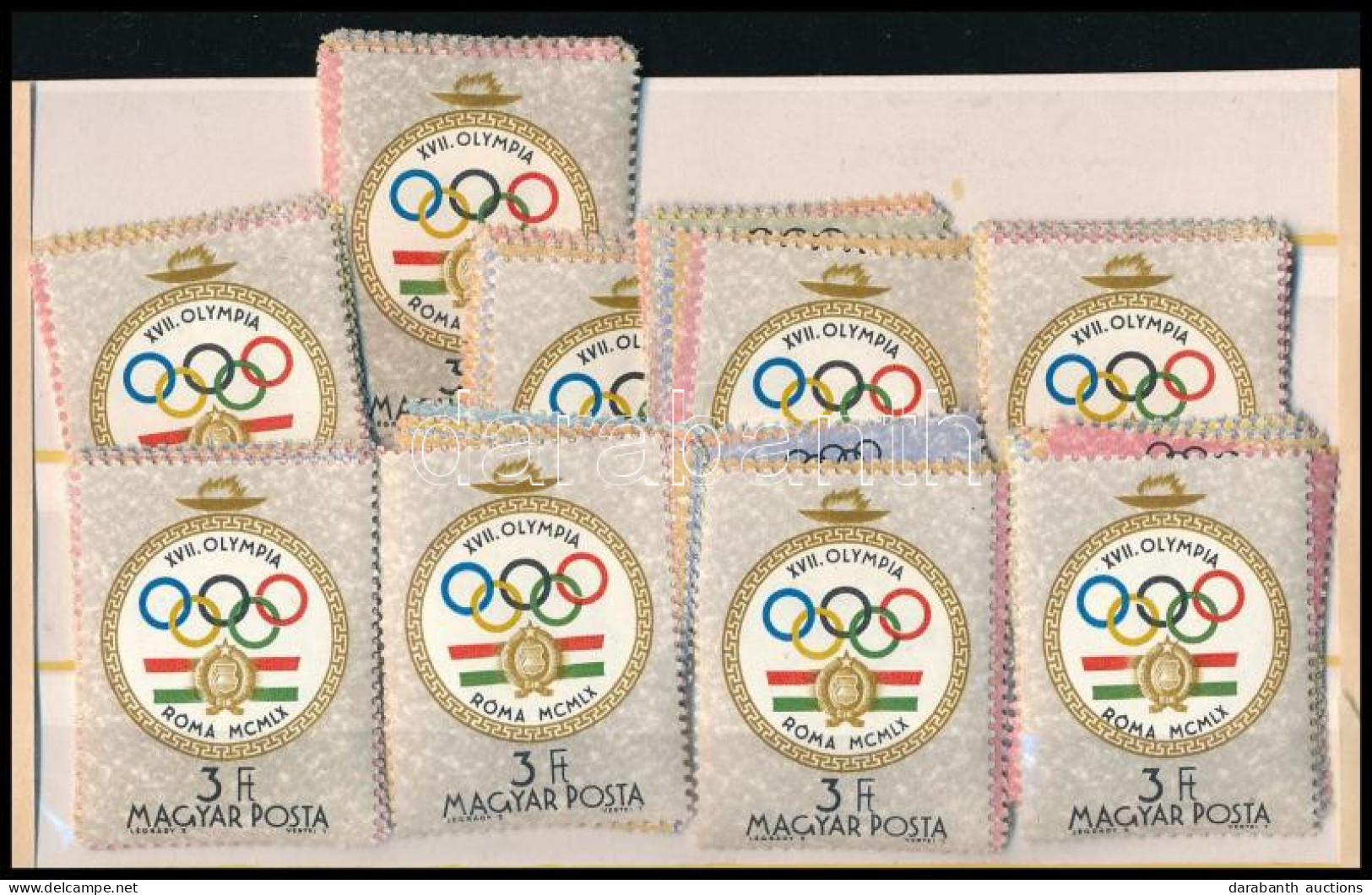 ** 1960 9 Db Római Olimpia Sor (10.800) - Other & Unclassified