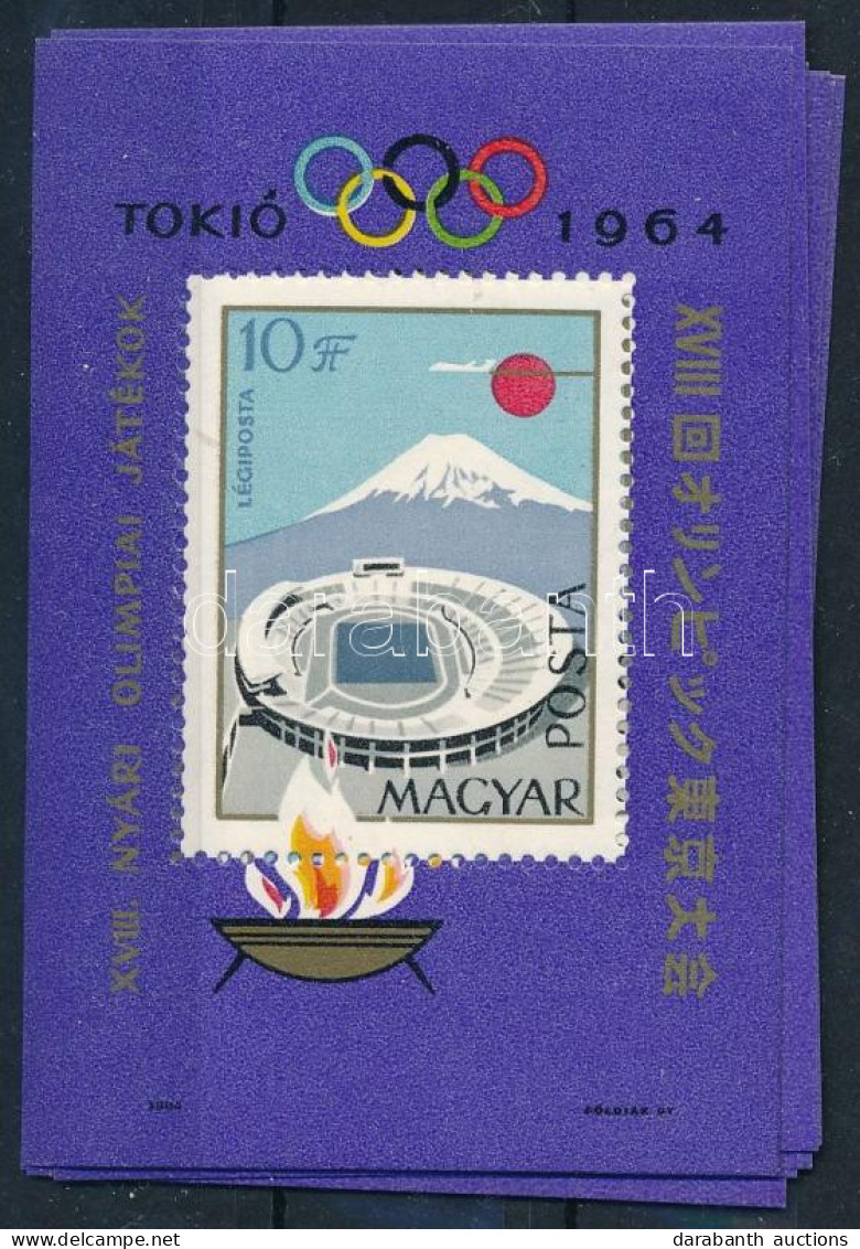 ** 1964 13 Db Olimpia (II.) - Tokió Blokk (10.400) - Autres & Non Classés
