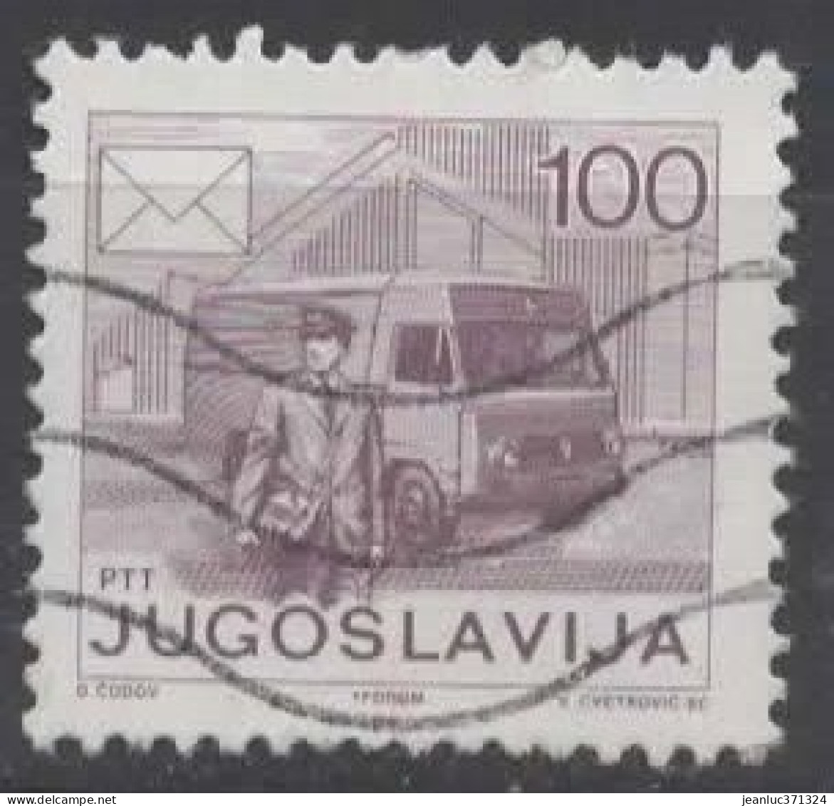 YOUGOSLAVIE N° 2055 (A) O Y&T 1986 La Poste Fourgon Postal - Used Stamps