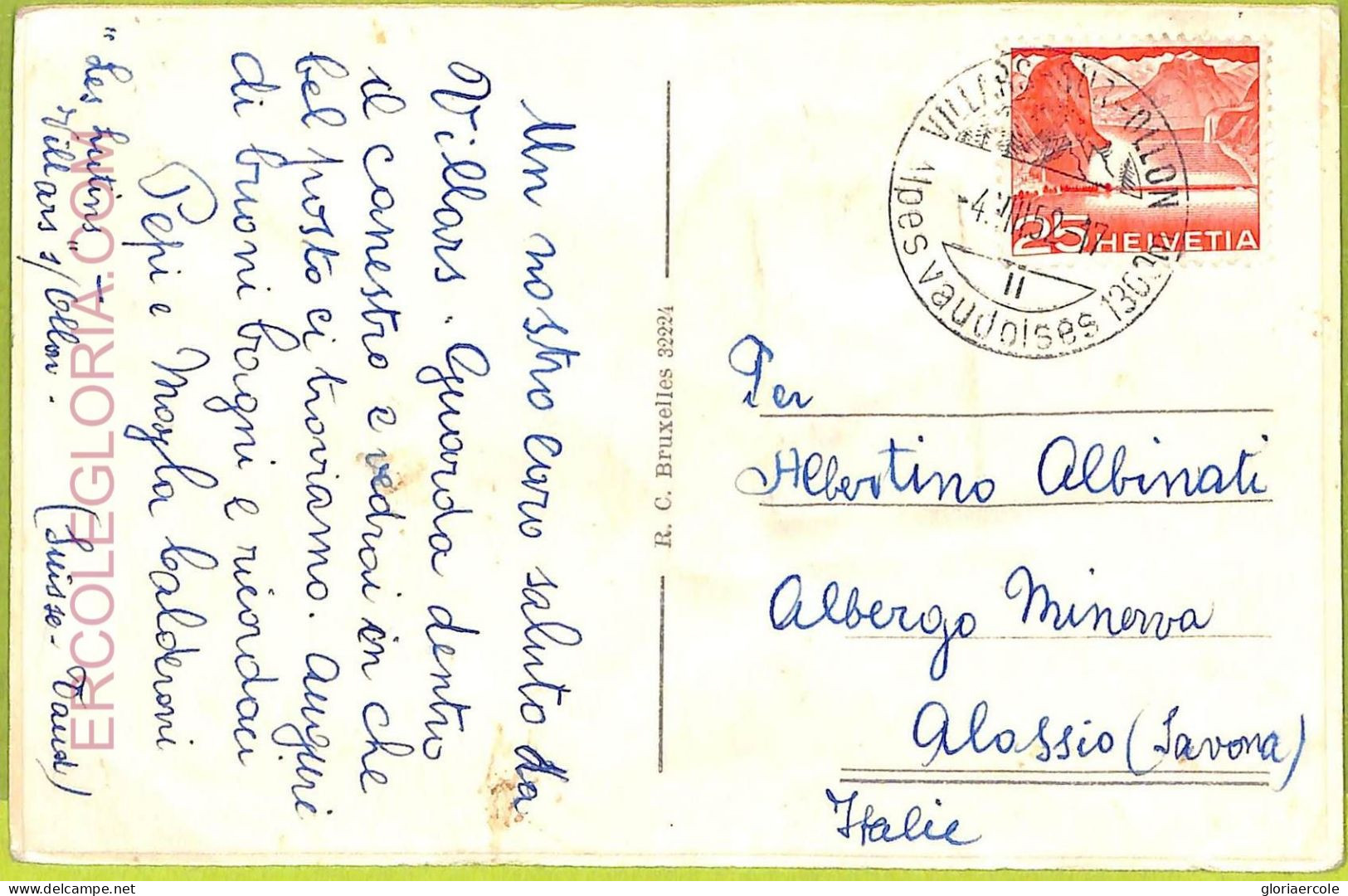 Ad5306 - SWITZERLAND - Ansichtskarten VINTAGE POSTCARD - Villars-Chesieres -1952 - Villars-les-Moines