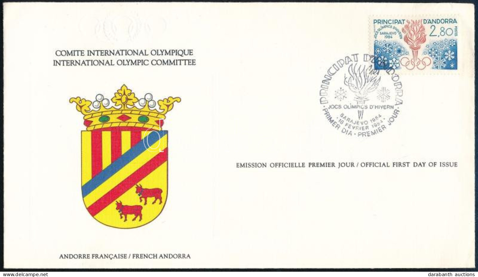 Andorra Francia Posta 1984 - Other & Unclassified