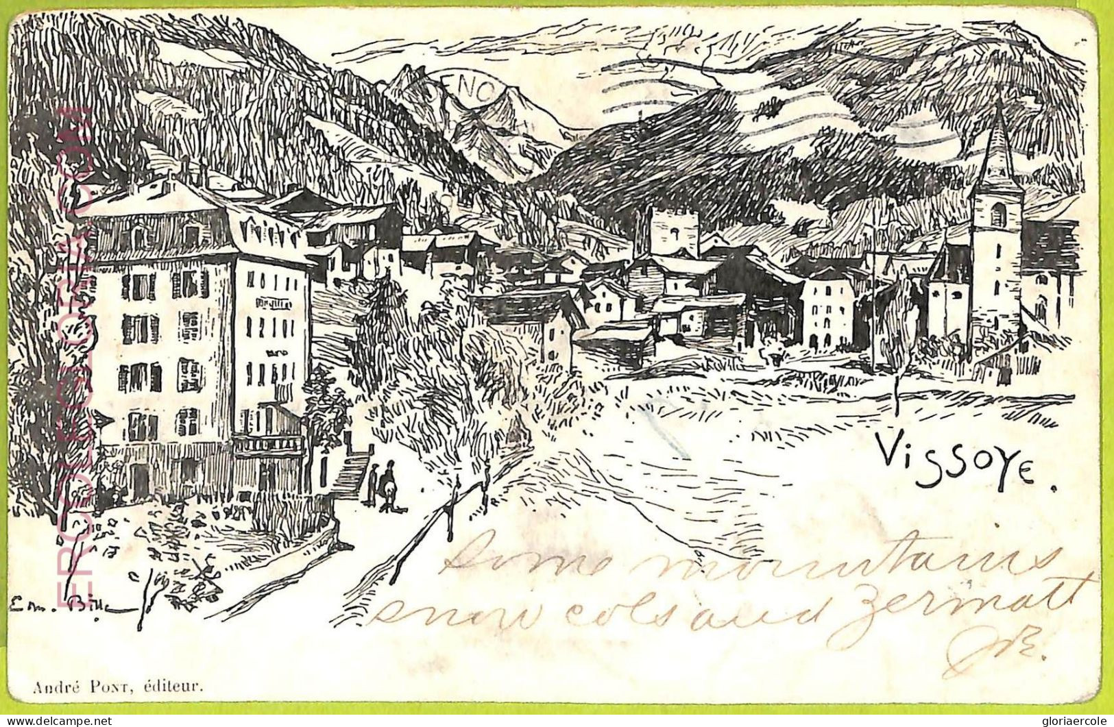 Ad5309 - SWITZERLAND Schweitz - Ansichtskarten VINTAGE POSTCARD - Vissoie - Vissoie