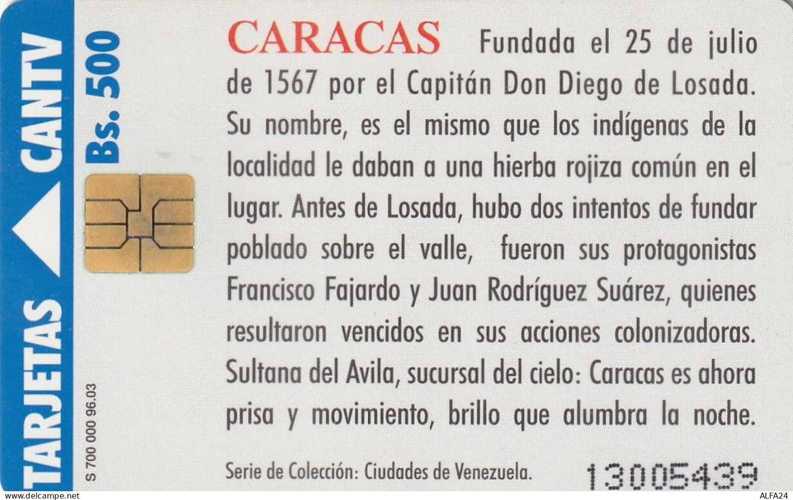 PHONE CARD VENEZUELA  (E3.24.4 - Venezuela