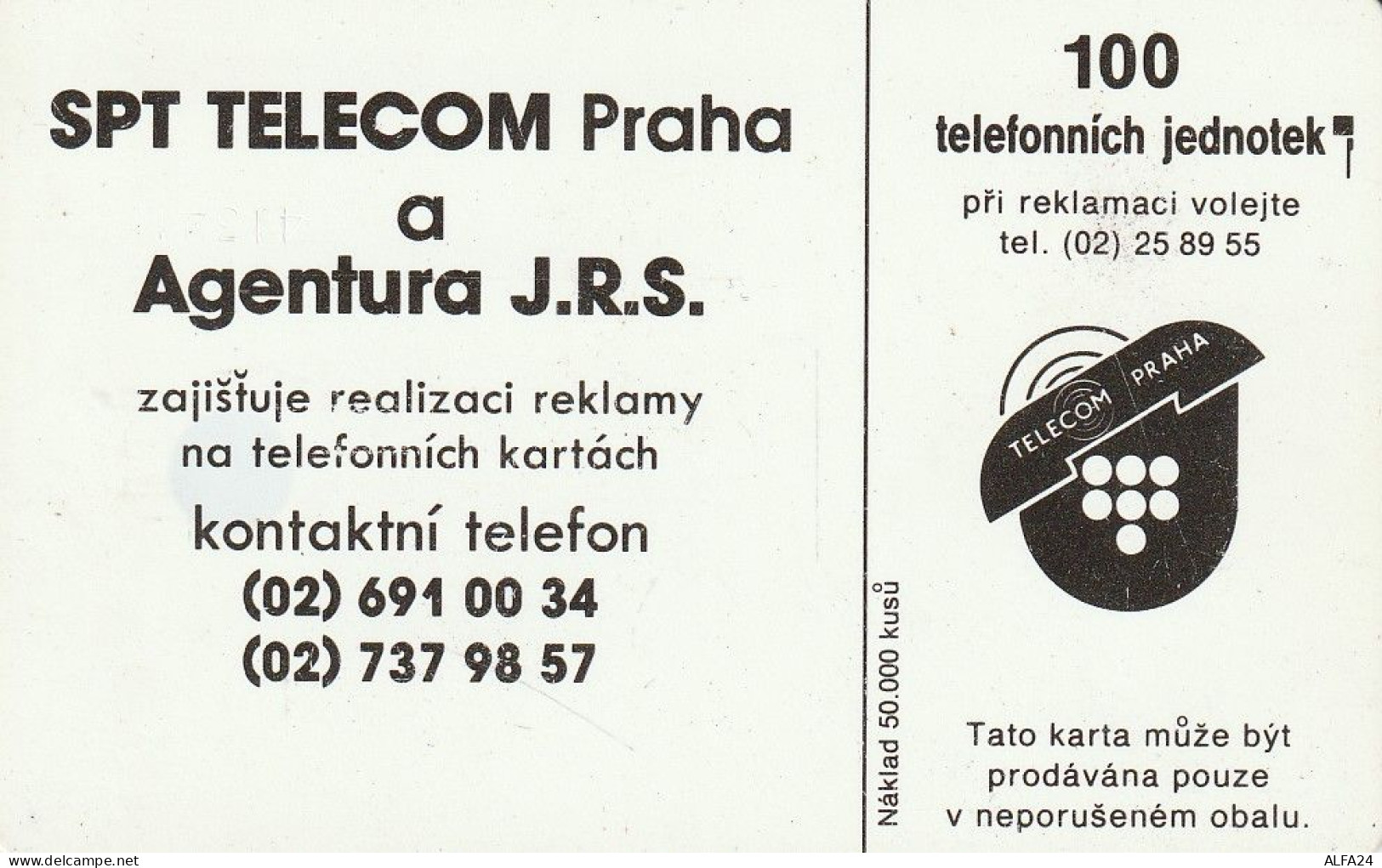 PHONE CARD REPUBBLICA CECA  (E3.21.1 - Tsjechië