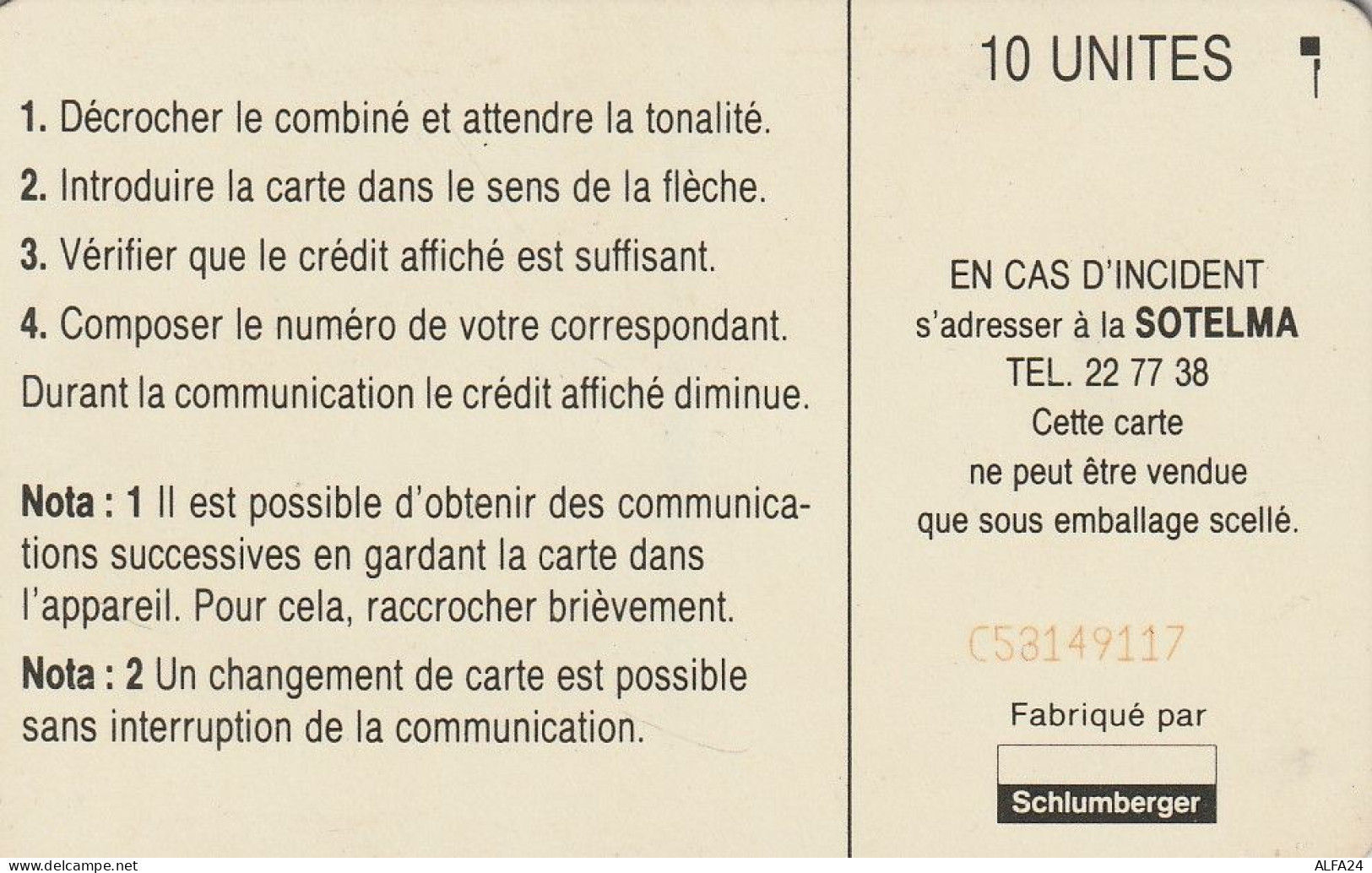 PHONE CARD MALI  (E3.19.3 - Mali