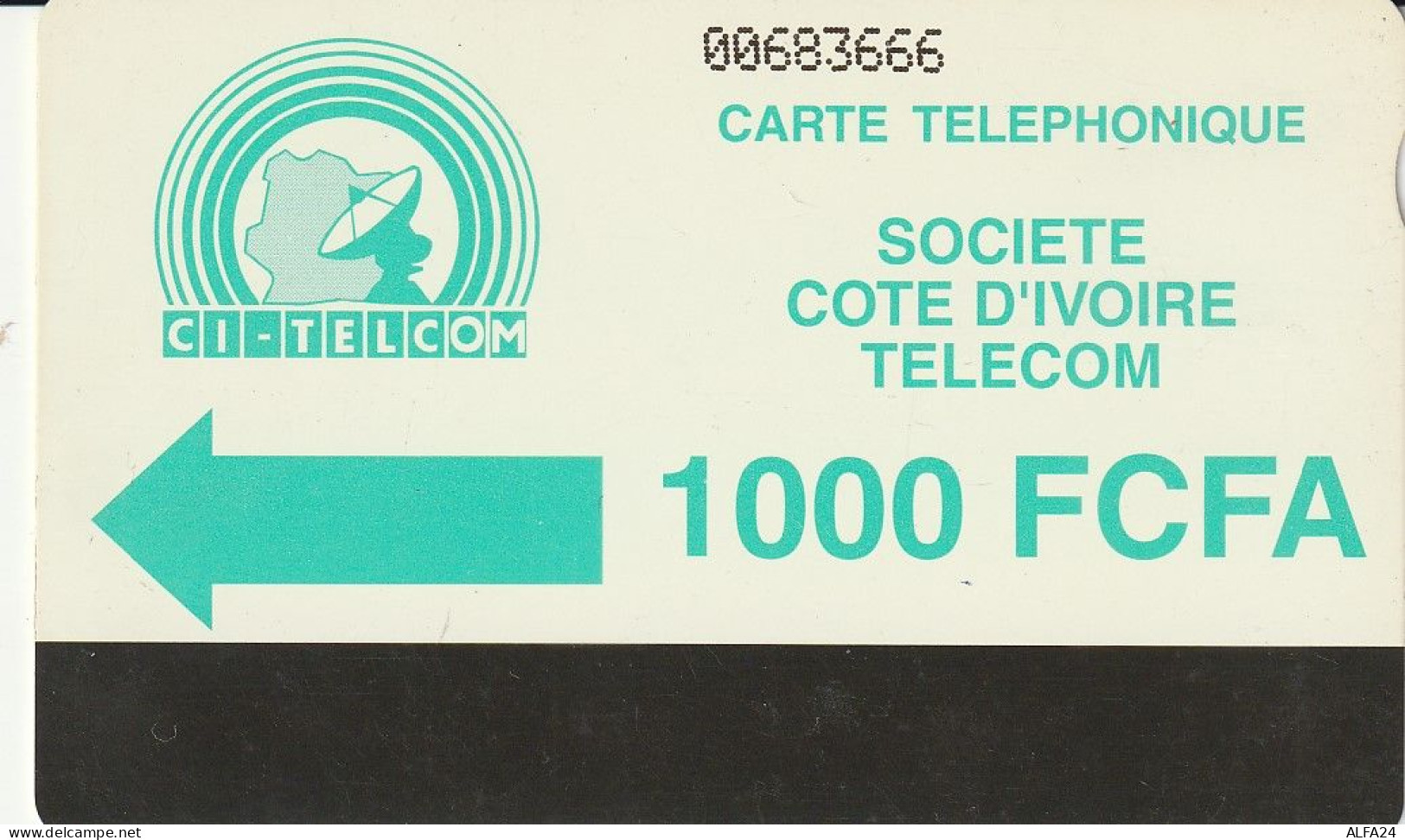 PHONE CARD COSTA D'AVORIO  (E3.17.2 - Côte D'Ivoire