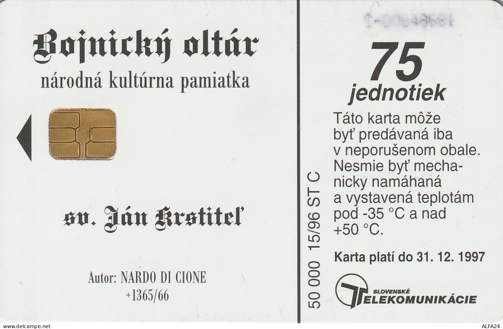 PHONE CARD SLOVACCHIA  (E3.14.5 - Slovaquie