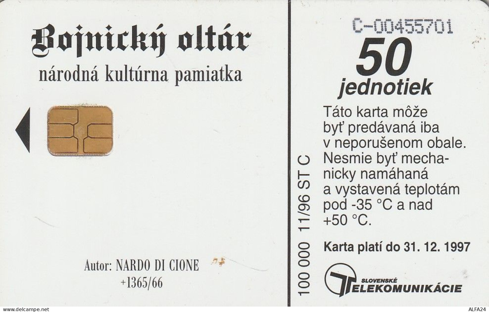 PHONE CARD SLOVACCHIA  (E3.14.3 - Slovakia