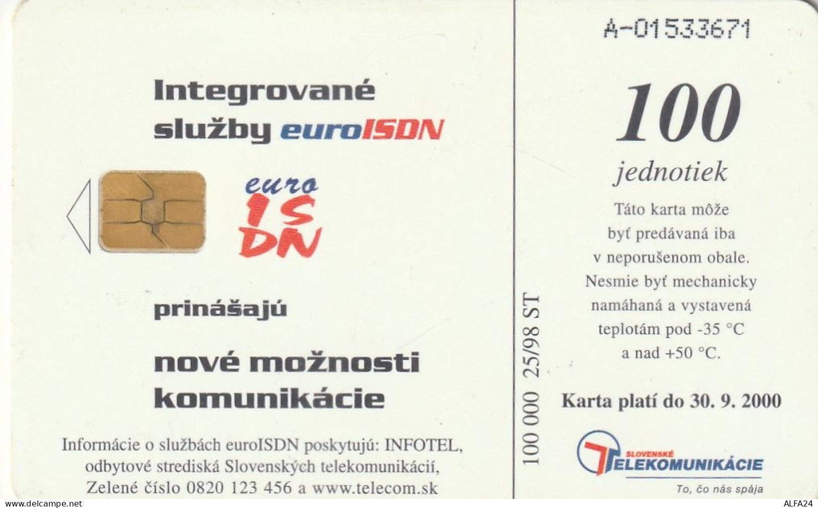 PHONE CARD SLOVACCHIA  (E3.12.6 - Slovaquie