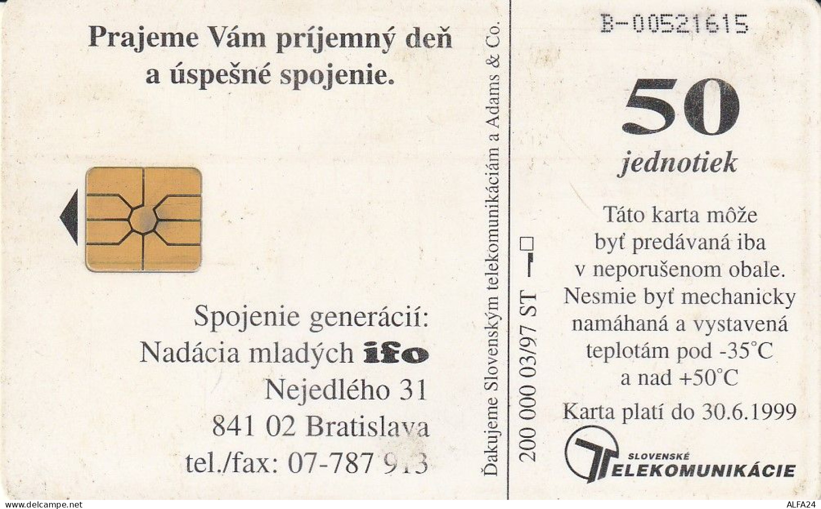 PHONE CARD SLOVACCHIA  (E3.12.2 - Slovakia