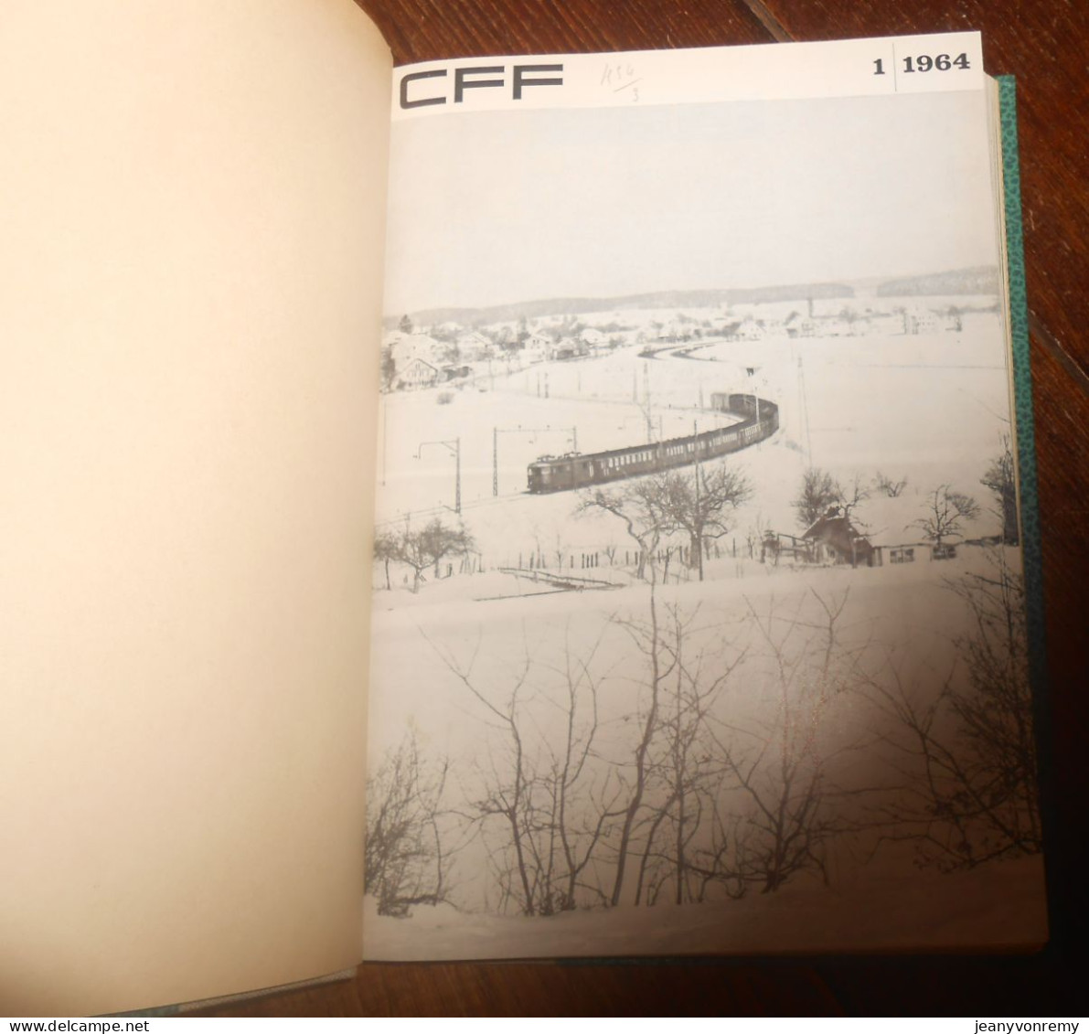CFF. 24 Revues Reliées.1/1964 à 12/1965. - Trains