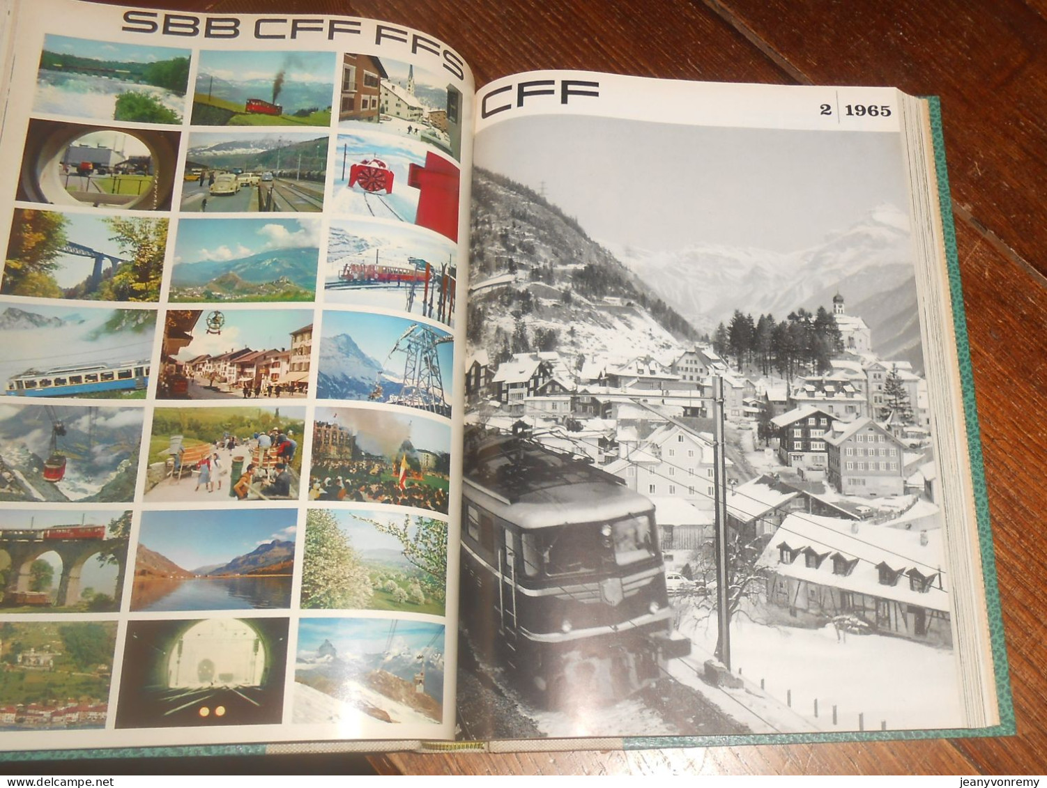 CFF. 24 revues reliées.1/1964 à 12/1965.