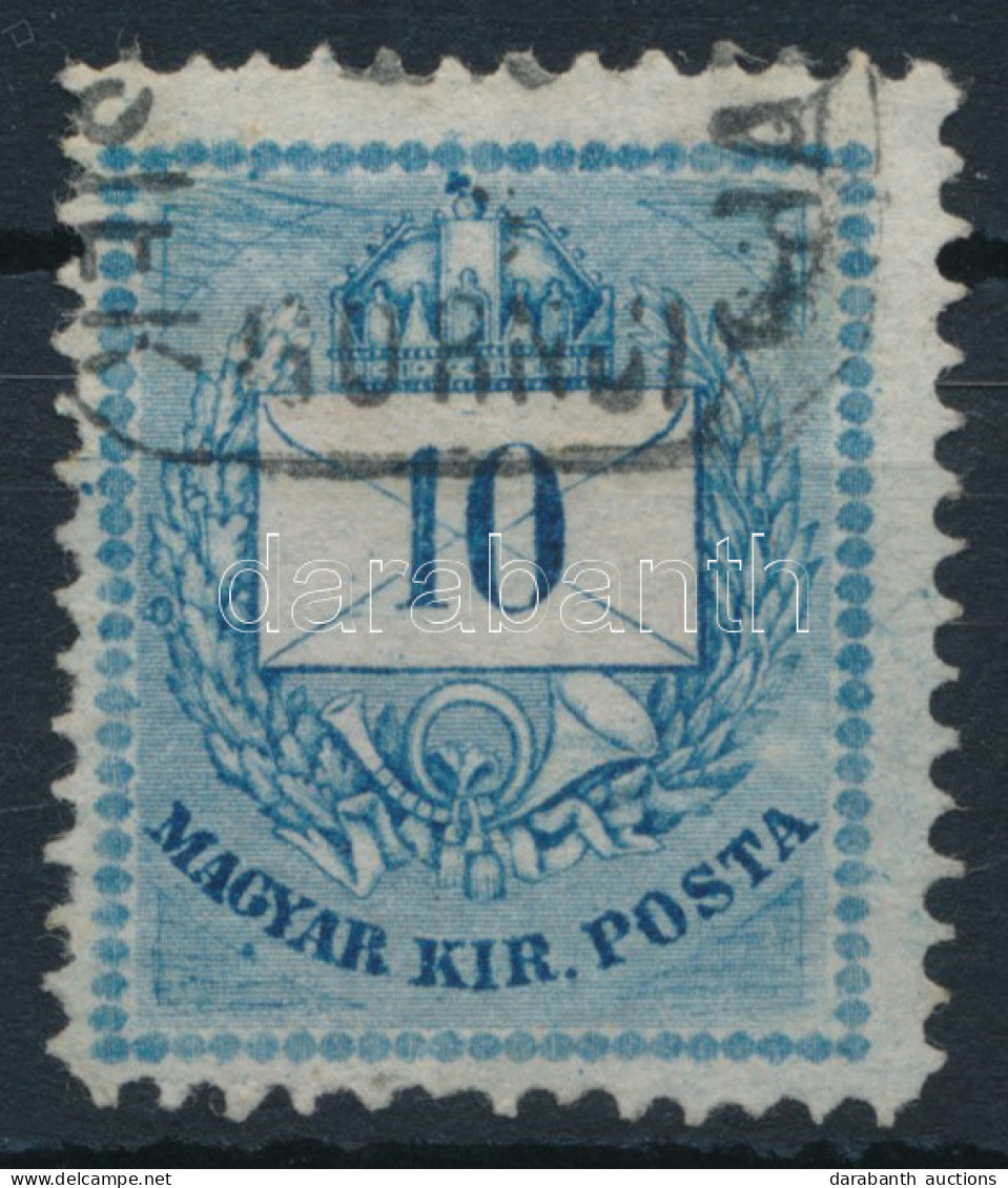 O 1874 10kr Kontár Javítás Bal Felül / Retouche - Andere & Zonder Classificatie