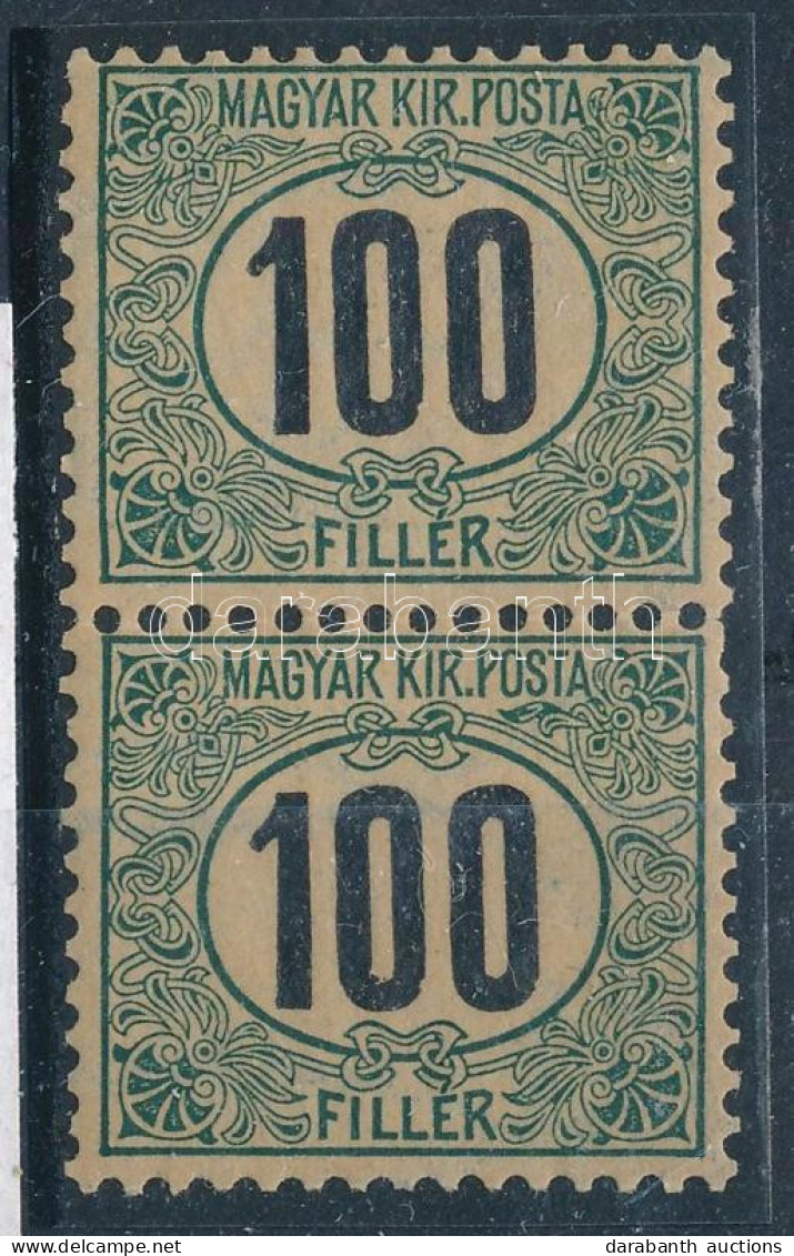 ** 1903 Zöldportó Függőleges Pár A4 (fordított) Vízjelállással (24.000) - Otros & Sin Clasificación