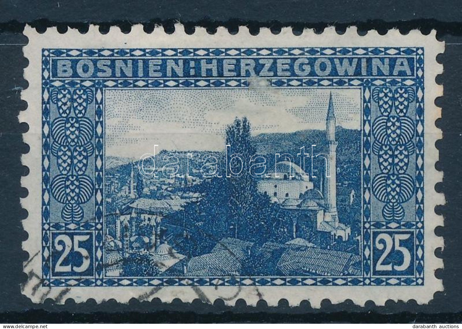 O 1906 25H 9 1/4 Fogazással (7.500) - Other & Unclassified