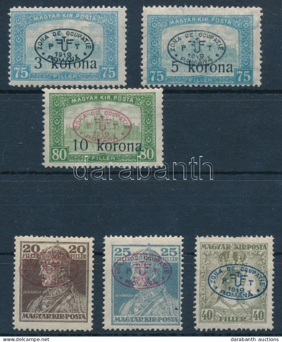 **, * Debrecen I. 1919 6 Db Bélyeg / 6 Stamps. Signed: Bodor - Sonstige & Ohne Zuordnung