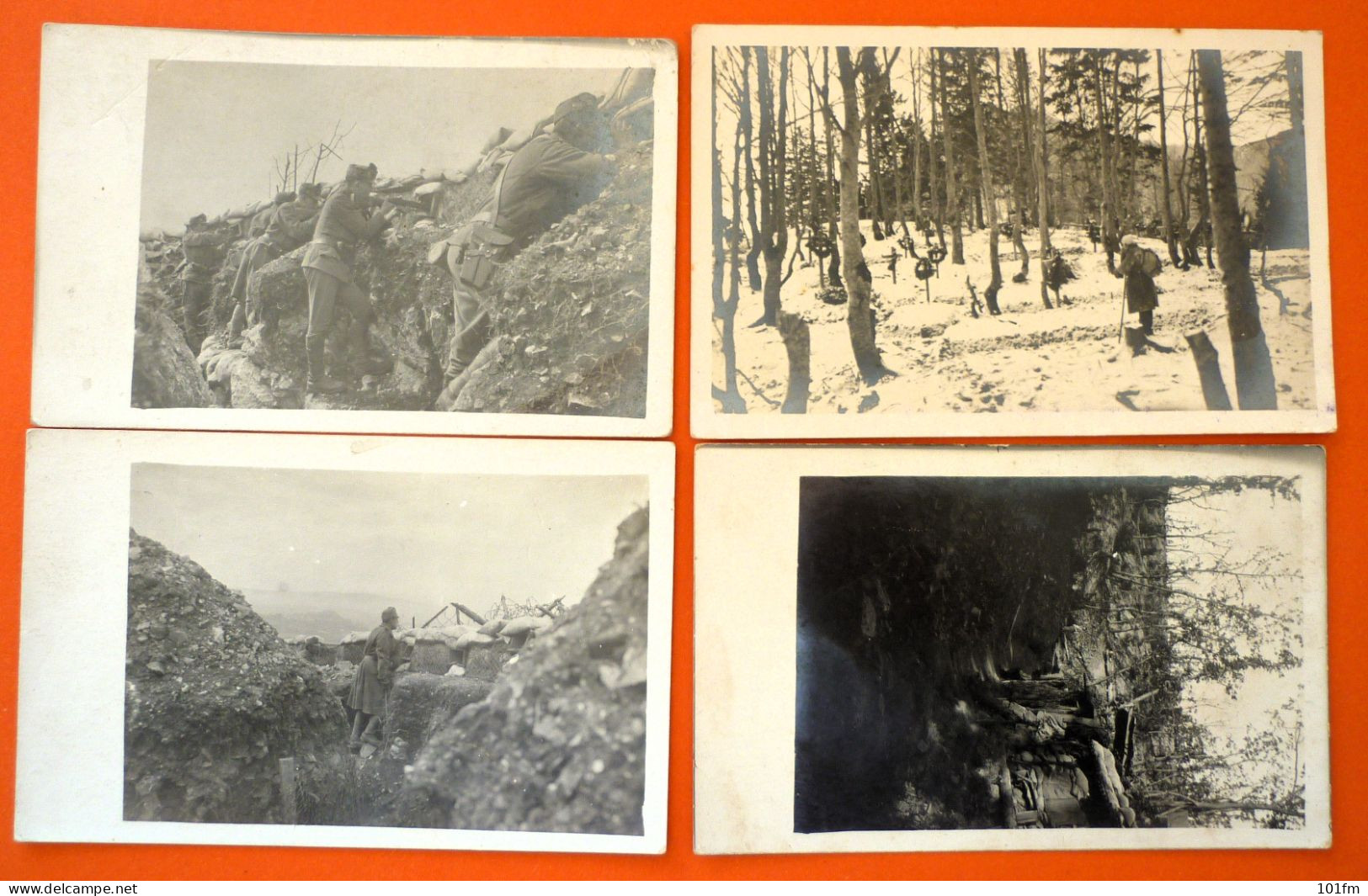 LOT 4 OLD PHOTOS WAR 1914-18 - Weltkrieg 1914-18