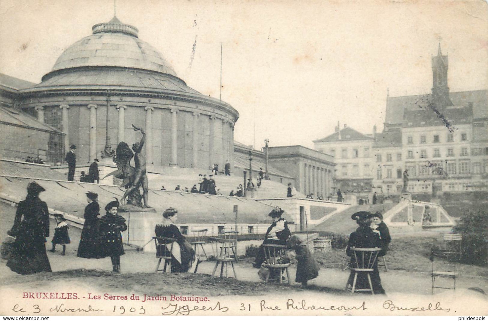 BELGIQUE  BRUXELLES  Les Serres Du Jardin Botanique - Bosques, Parques, Jardines