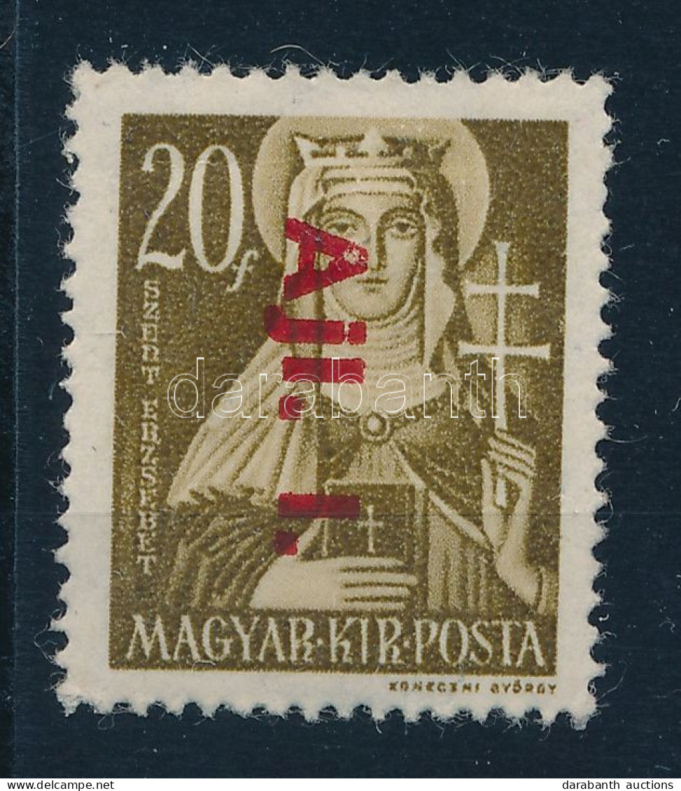 * 1946 Betűs Ajl. I./20f Hiányos "A" Betű A Felülnyomásban - Other & Unclassified