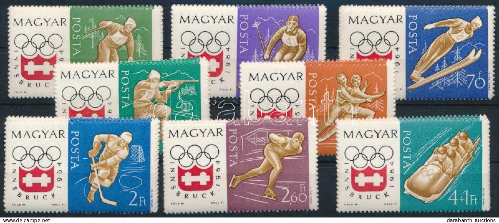 ** 1963 5 Db Téli Olimpia (II.) - Innsbruck Sor - Other & Unclassified