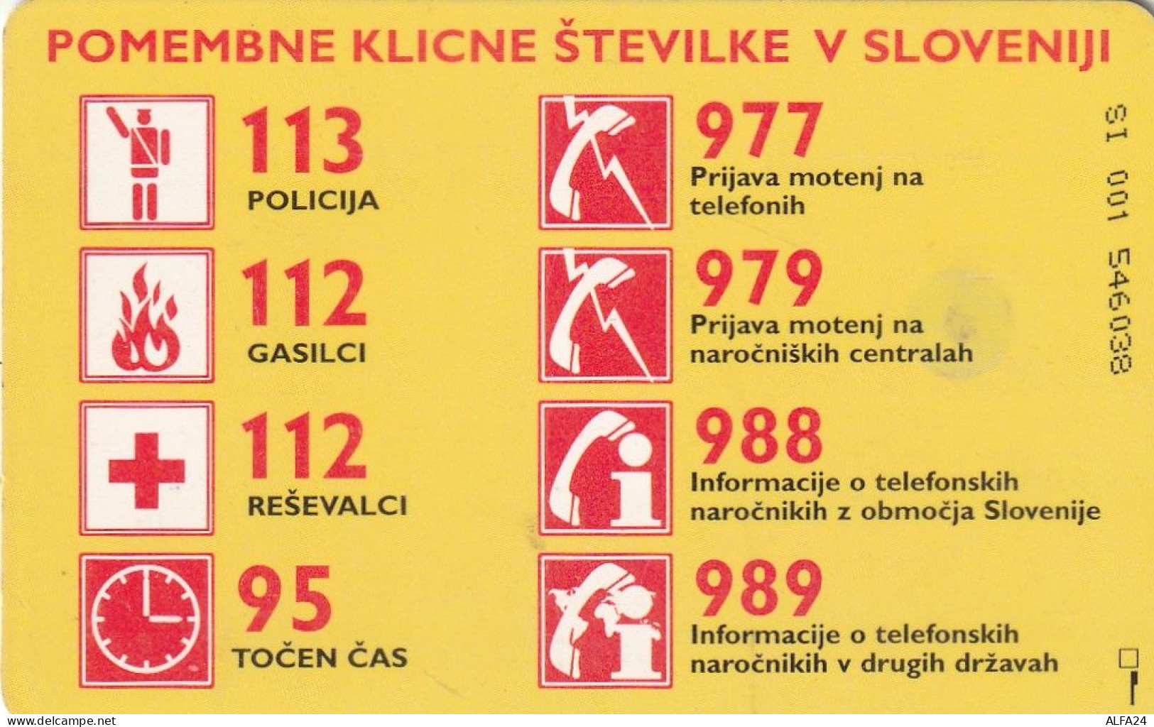 PHONE CARD SLOVENIA  (E4.25.6 - Slowenien