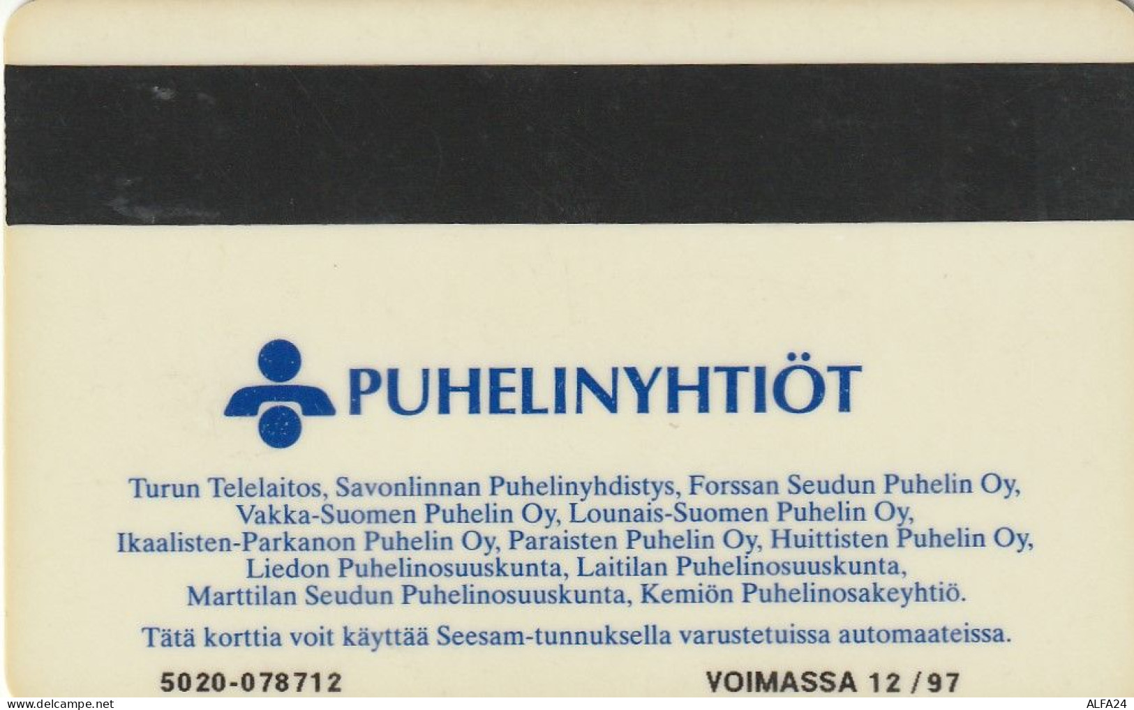 PHONE CARD FINLANDIA  (E4.18.4 - Finlande