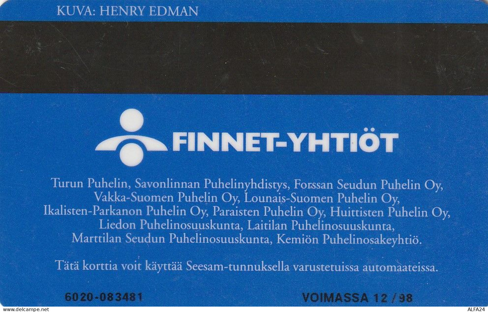 PHONE CARD FINLANDIA  (E4.17.8 - Finlande