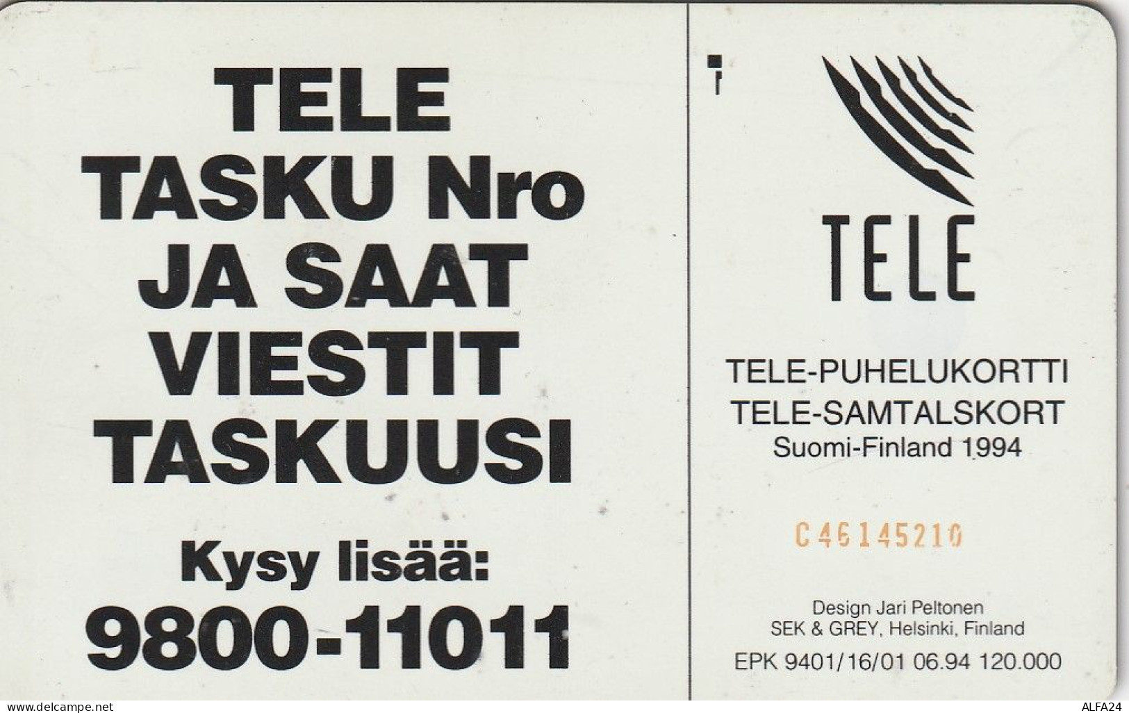 PHONE CARD FINLANDIA  (E4.15.7 - Finnland
