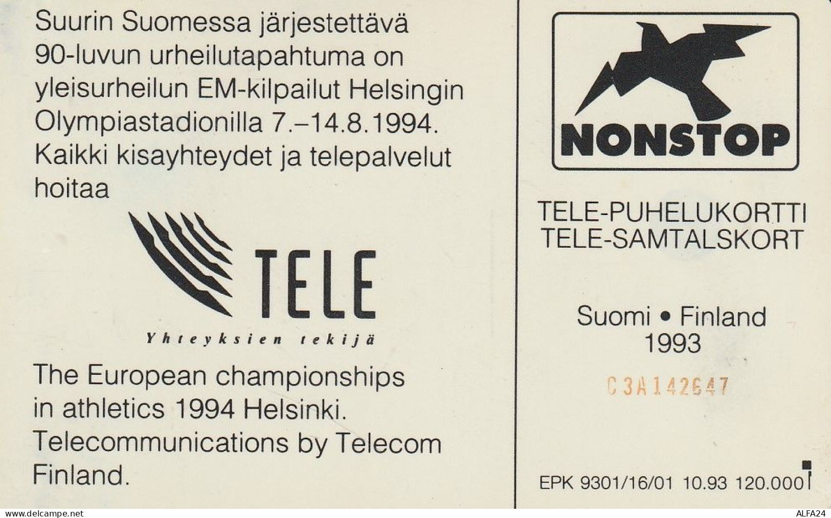 PHONE CARD FINLANDIA  (E4.15.1 - Finlande