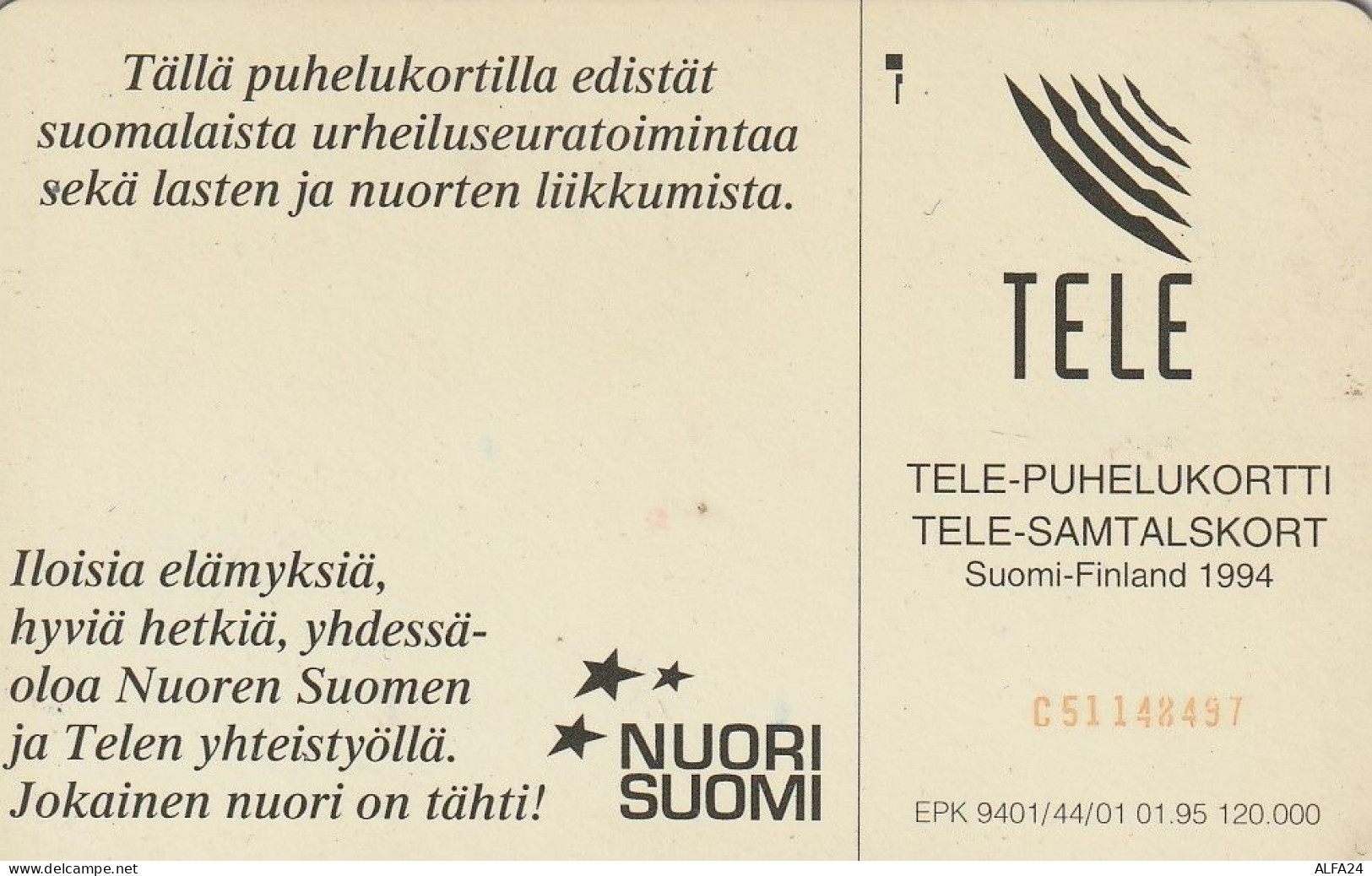 PHONE CARD FINLANDIA  (E4.13.5 - Finlande