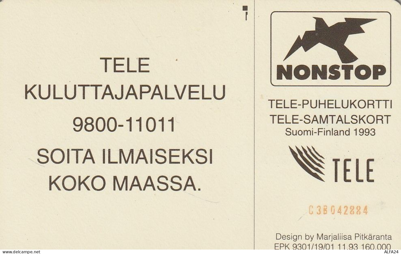 PHONE CARD FINLANDIA  (E4.15.3 - Finlande