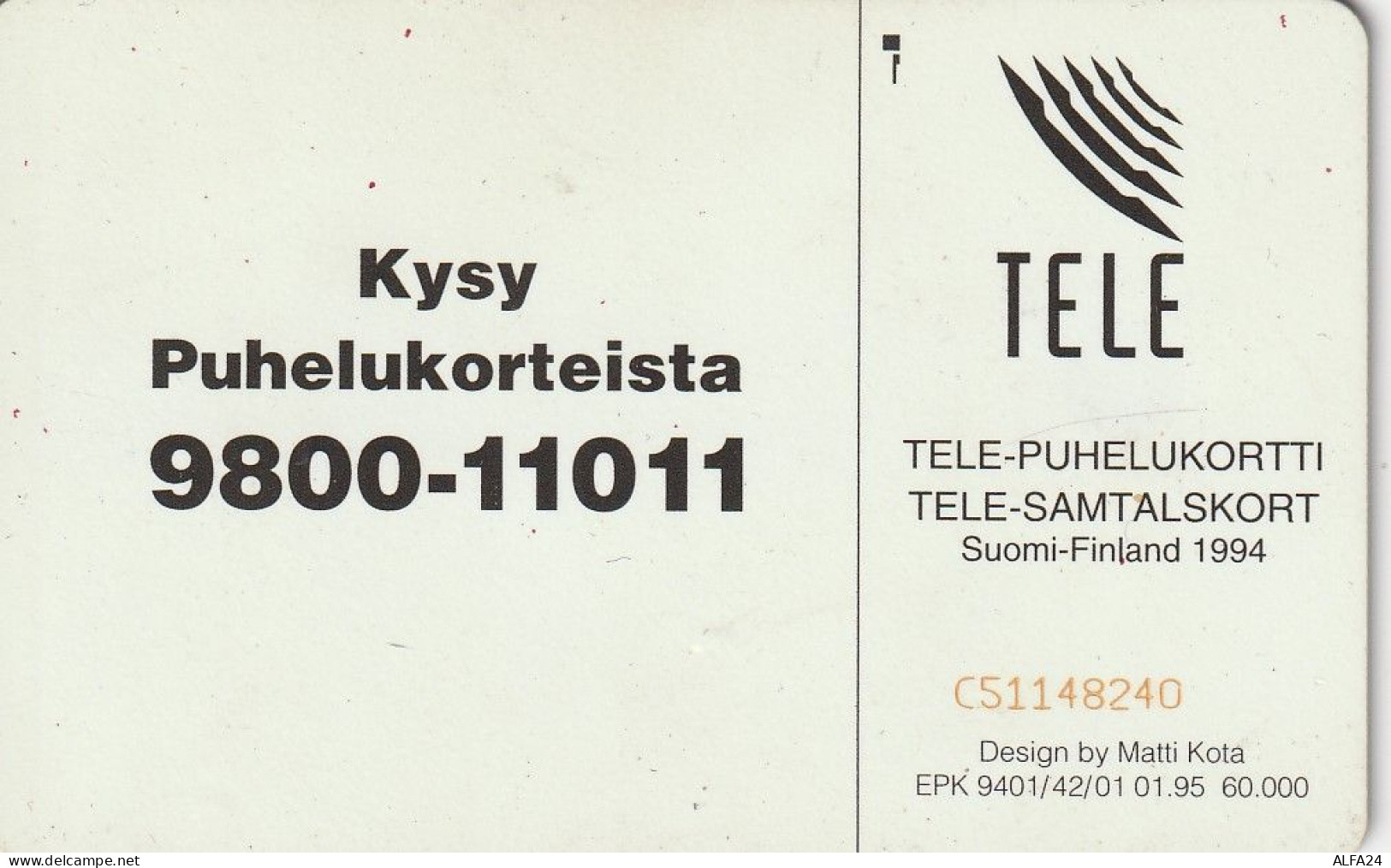 PHONE CARD FINLANDIA  (E4.14.7 - Finlande