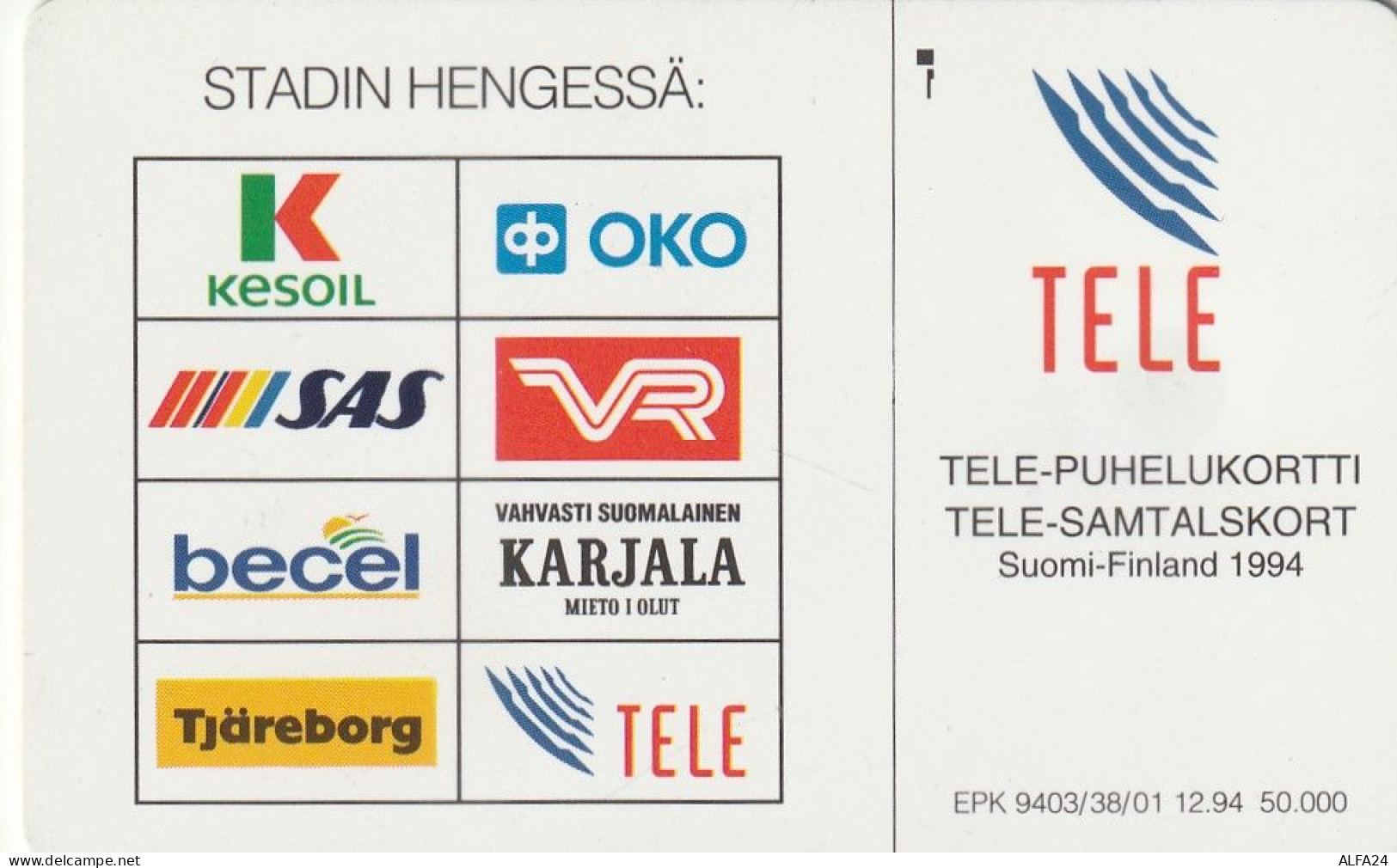 PHONE CARD FINLANDIA  (E4.14.6 - Finlande
