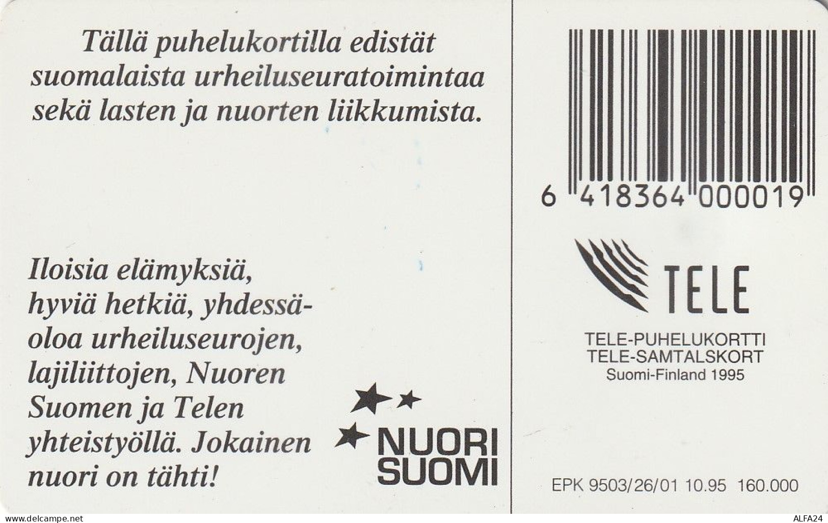 PHONE CARD FINLANDIA  (E4.13.8 - Finland