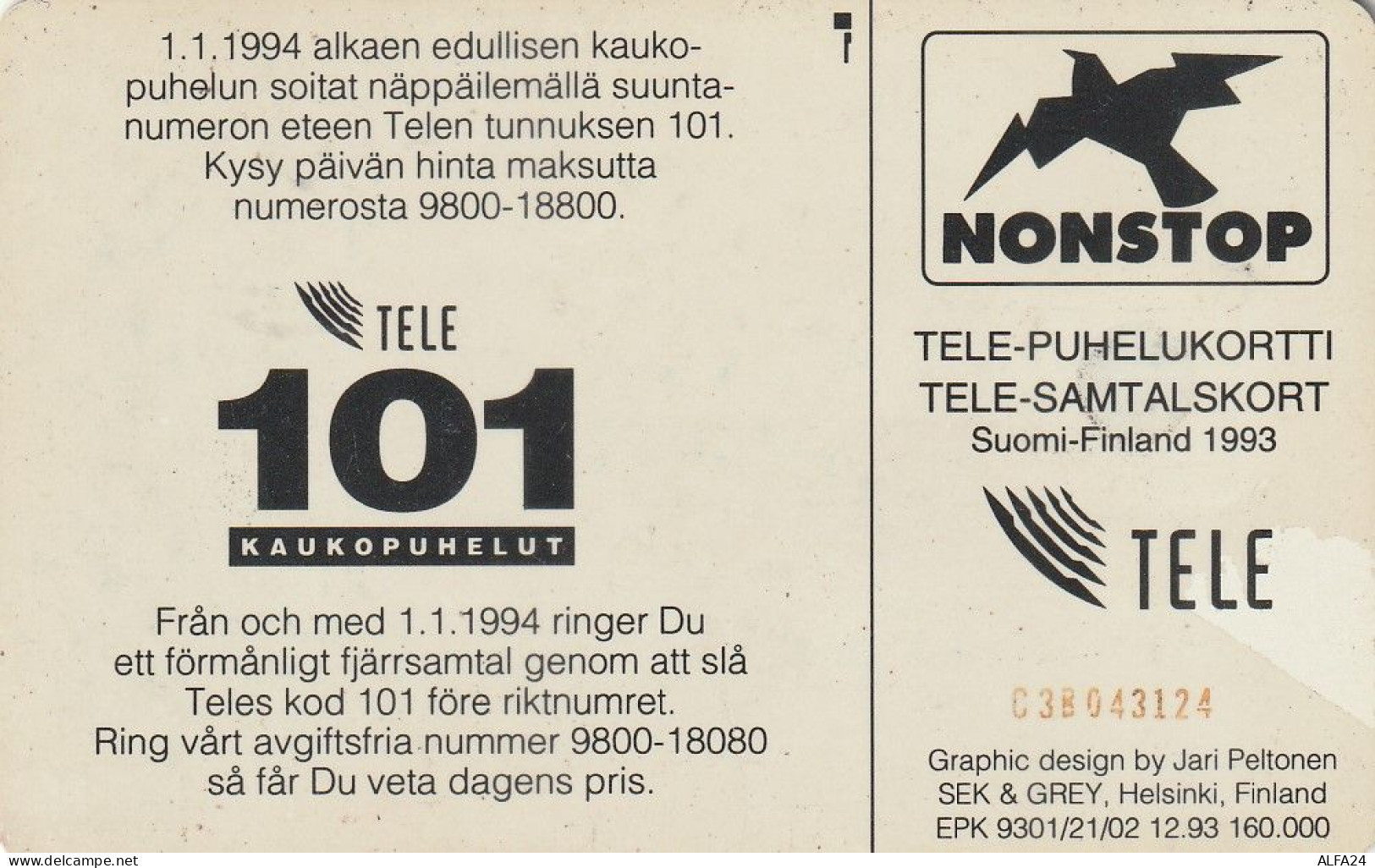 PHONE CARD FINLANDIA  (E4.14.4 - Finnland