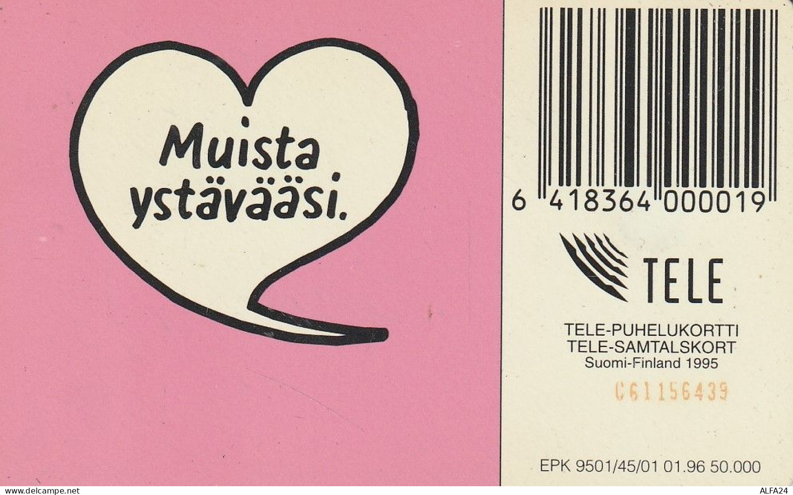 PHONE CARD FINLANDIA  (E4.13.1 - Finland