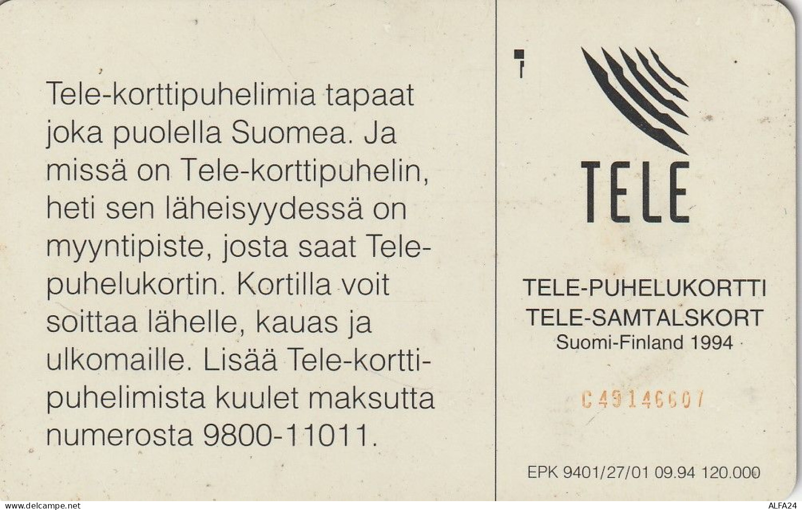 PHONE CARD FINLANDIA  (E4.12.3 - Finnland